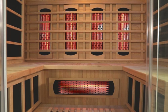 Luxury Wooden Indoor 4 Person Deluxe Comfortable Dry Infrared Sauna Room