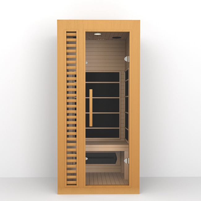 Factory Wholesale Professional 1 Person Dry Sauna Infrared Sauna