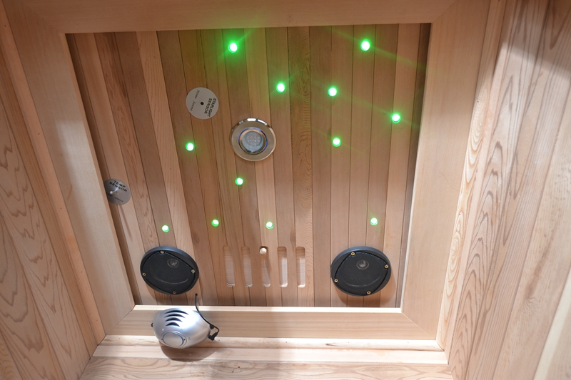 Home Use Indoor Hemlock/Red Cedar Carbon Heater Infrared Dry Sauna Room