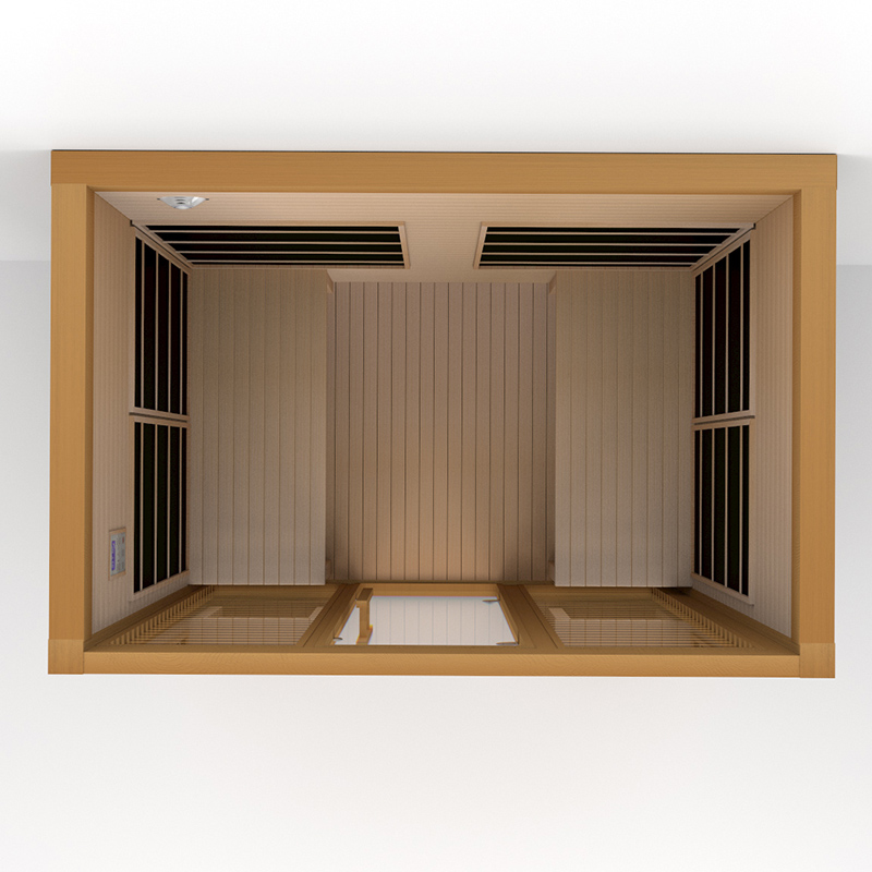 Luxury Indoor Far Infrared Sauna Factory Wholesale Traditional Sauna 4 People