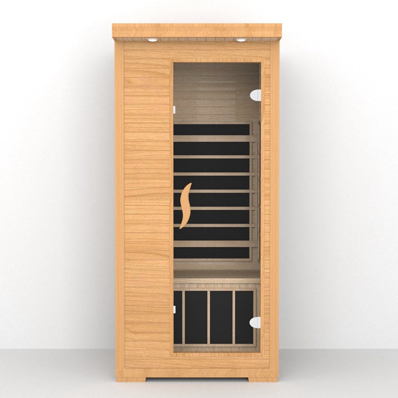 Customized Modern 1 Person Indoor Dry Sauna Room Far Infrared Sauna Room